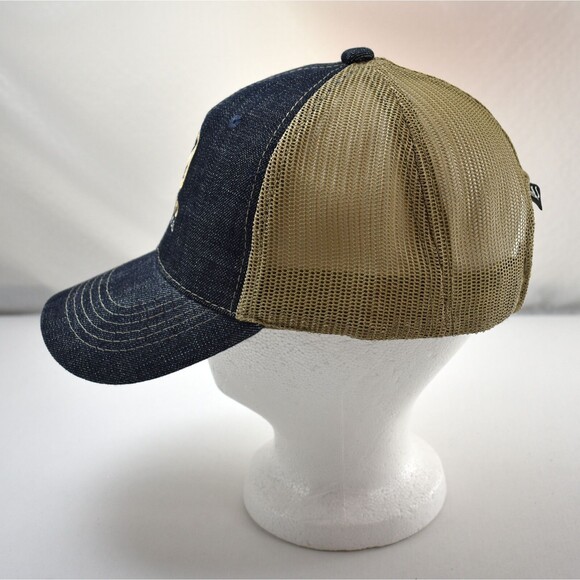 Allied Genetics Blue Denim Tan Mesh OC Baseball Cap Hat - One Size - Picture 3 of 8